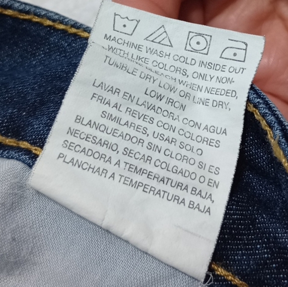 Wrangler Blue Wide Leg Capri Jeans - Picture 8 of 9